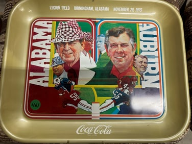 Alabama vs Auburn Tray 1975 Edition