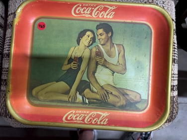 Drink CC Boy & Girl in Swim Suit Tray