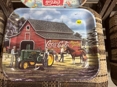 Coca Cola Farm Barn Scene