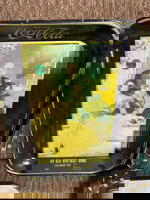 My Old Kentucky Home Coca Cola Tray 1934