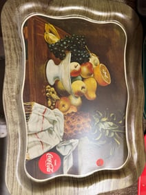 Fruit in Bowl Coca Cola Tray