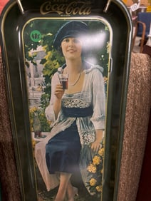 1973 Coca Cola Lady Tray