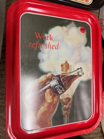 Work Refreshed Coca Cola Tray