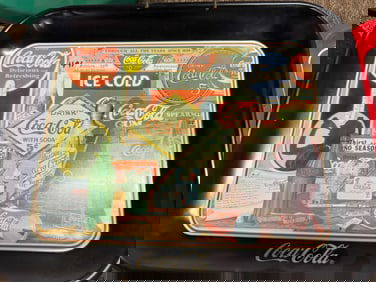 Ice Cold "Through tthe Years" Coca Cola Tray