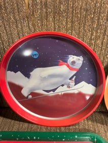 Flying Polar Bear Coca Cola Tray