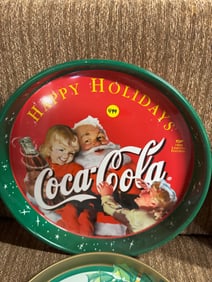 1999 Happy Holidays Coca Cola Tray