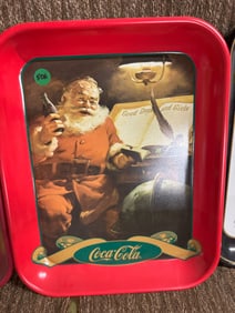 Santa 1996 Coca Cola Tray