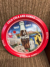 Coca Cola Hawaii 1982 Tray