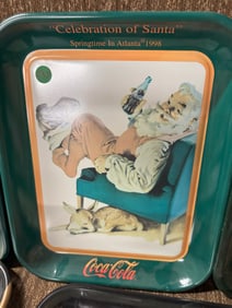 1998 Santa Celebration Coca Cola Tray