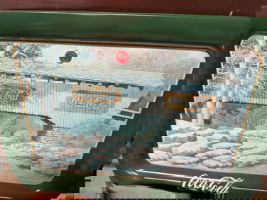 Springtime Covered Bridge 1998 Coca Cola Tray