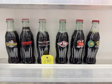6pk of Coca Cola Bottles Restaurant Theme
