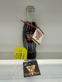 1xVarsity Glass Coca Cola Bottle