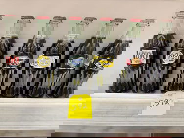 6pk of Coca Cola Bottles Grocery Store Theme