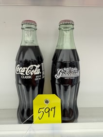 2pk Coca Cola Bottles Elvis