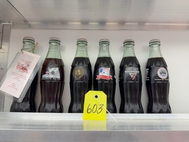 6pk Coca Cola Bottles Collector's Club Bottles