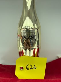 Coca Cola Bottle Gold Colored Nagano Bottle