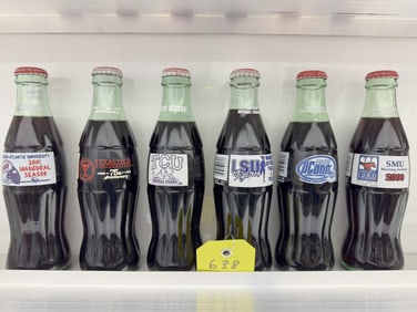 6pk University Coca Cola Bottles