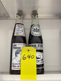 2xPenn State National Championship Coca Cola Bottles 10oz