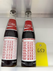 2x1982 World Series Coke Bottles 10oz