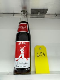 Pete Rose 1985 Coca Cola Bottle 10oz