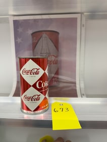 Diamond Pattern Antique Coca Cola Can