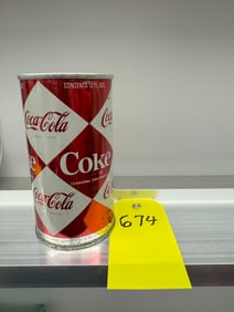 Diamond Pattern Antique Coca Cola Can 2