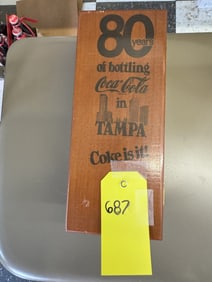 80 Years of Bottling Coca Cola in Tampa, FL Commemorative Coke Bottle in Box