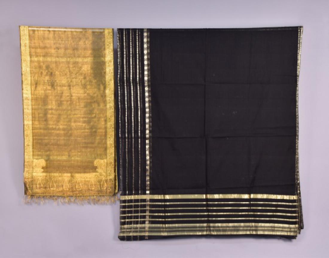 NORTHERN INDIAN SILK and GOLD RUNNER, EARLY 20th C (1 of 2)