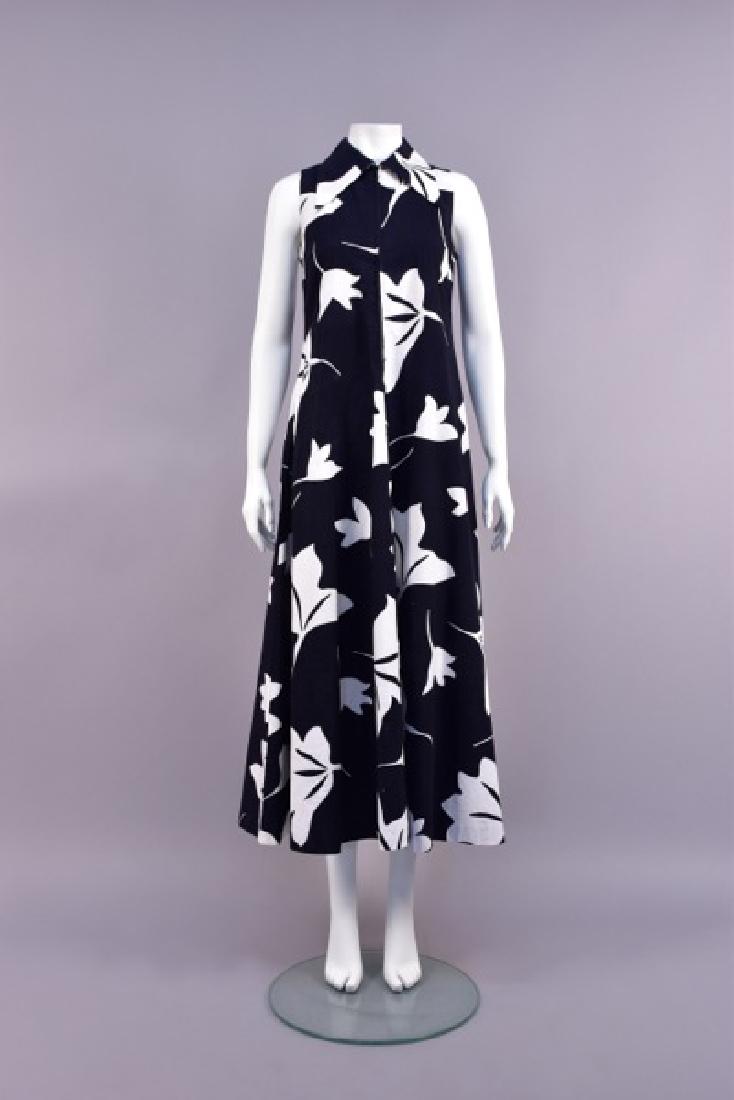 MARIMEKKO PRINTED COTTON MAXIDRESS, c. 1970 (1 of 5)