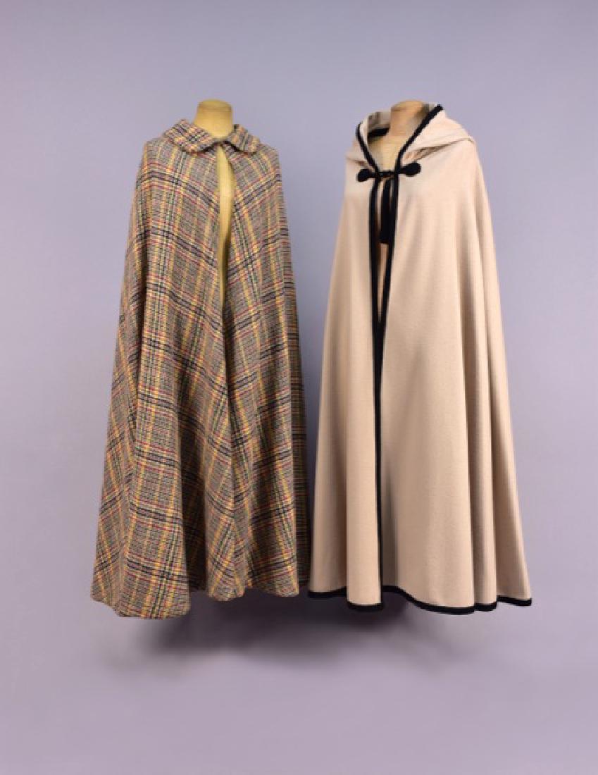 TWO LADIES PARIS DESIGNER WOOL CAPES (1 of 4)