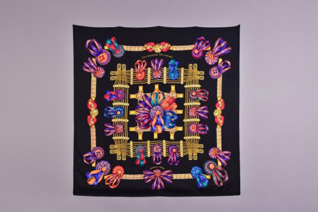 HERMES LES RUBIANS du CHEVAL SCARF, ISSUED 1993 (1 of 2)