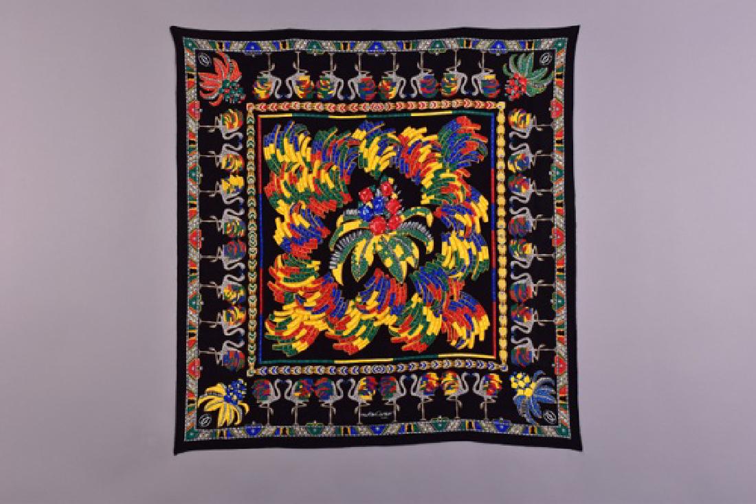 CARTIER PRINTED SILK SCARF (1 of 3)