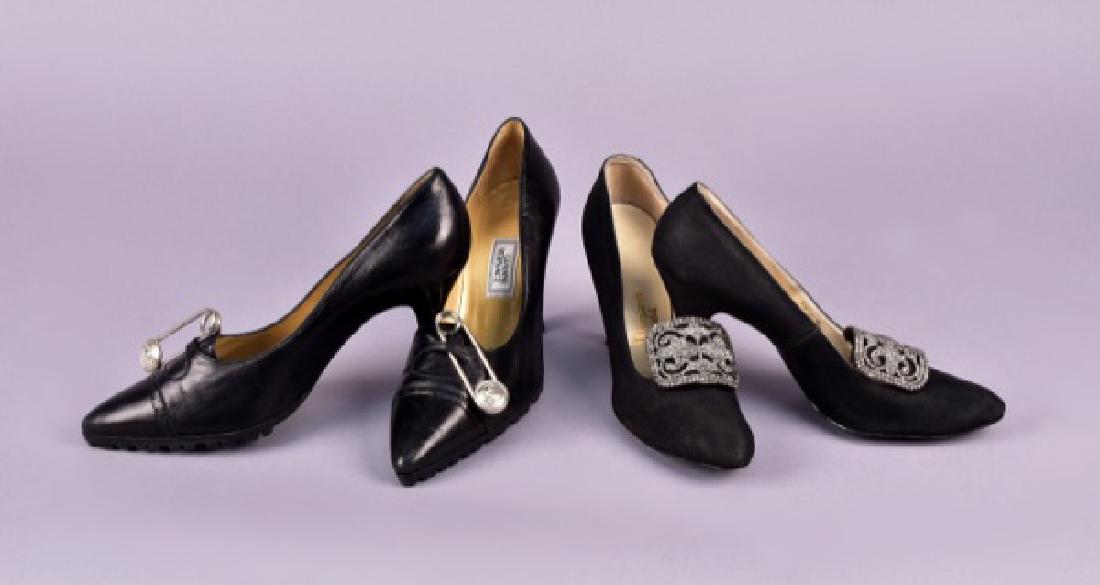 VERSACE PUNK COLLECTION SAFETY PIN PUMPS, 1994 (1 of 3)