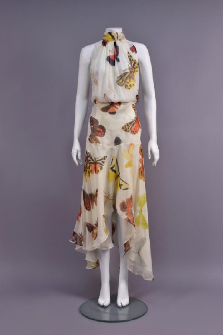 ALEXANDER McQUEEN  BUTTERFLY BLOUSE and SKIRT, 2006 (1 of 4)