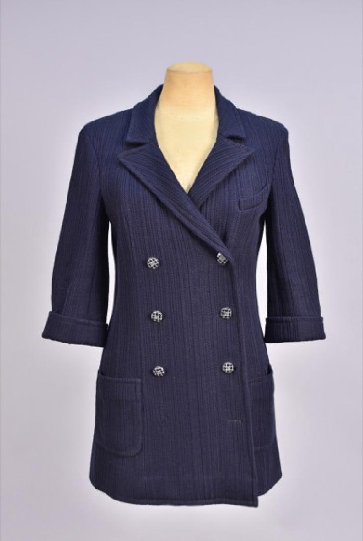 CHANEL PATTERN WEAVE COTTON JACKET (1 of 4)