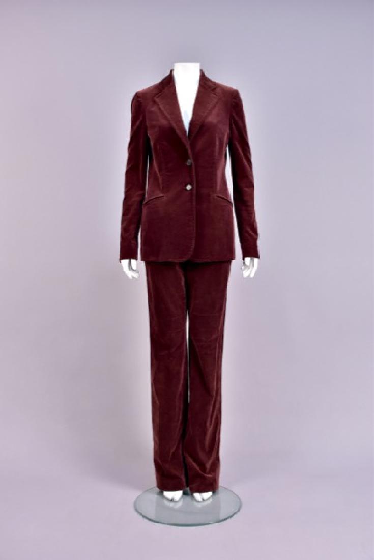LADYS GUCCI VELVETEEN TROUSER SUIT (1 of 3)