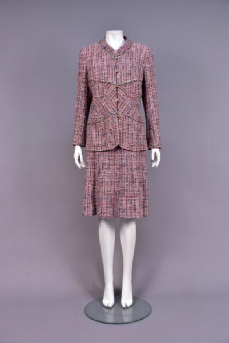 CHANEL NOVELTY WEAVE SKIRT SUIT (1 of 5)
