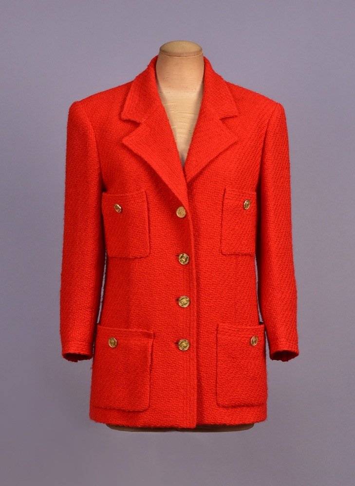 CHANEL TEXTURED WEAVE WOOL JACKET (1 of 5)
