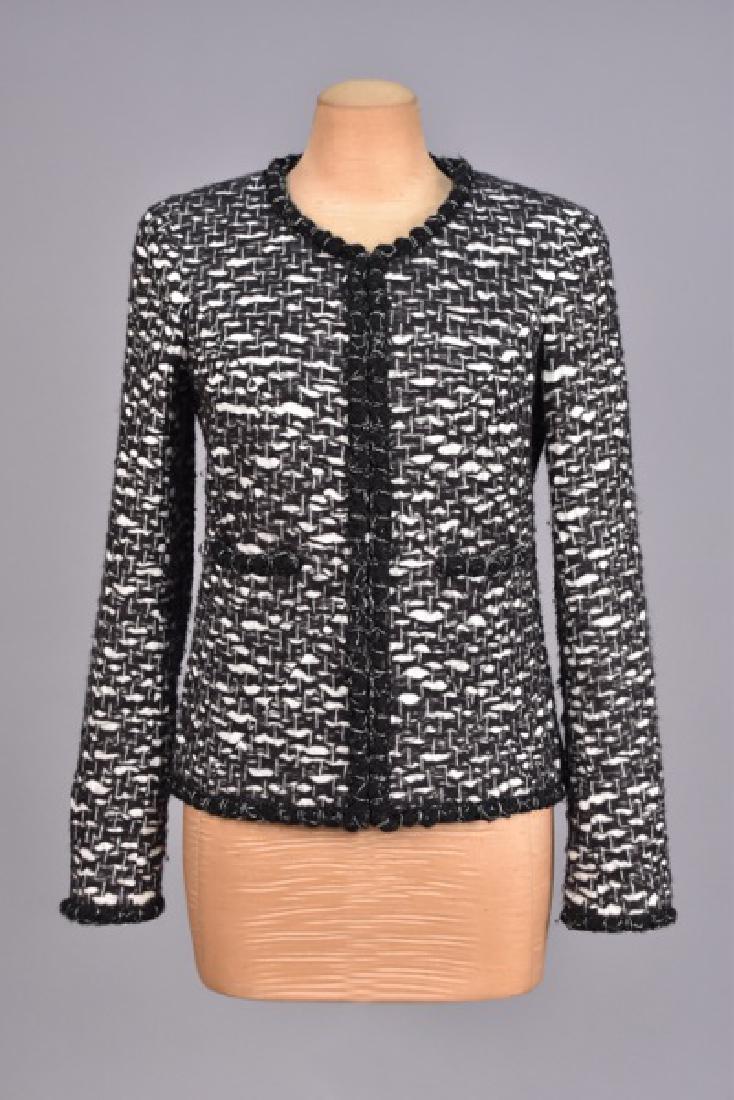 CHANEL NOVELTY WEAVE WOOL BLEND JACKET (1 of 3)