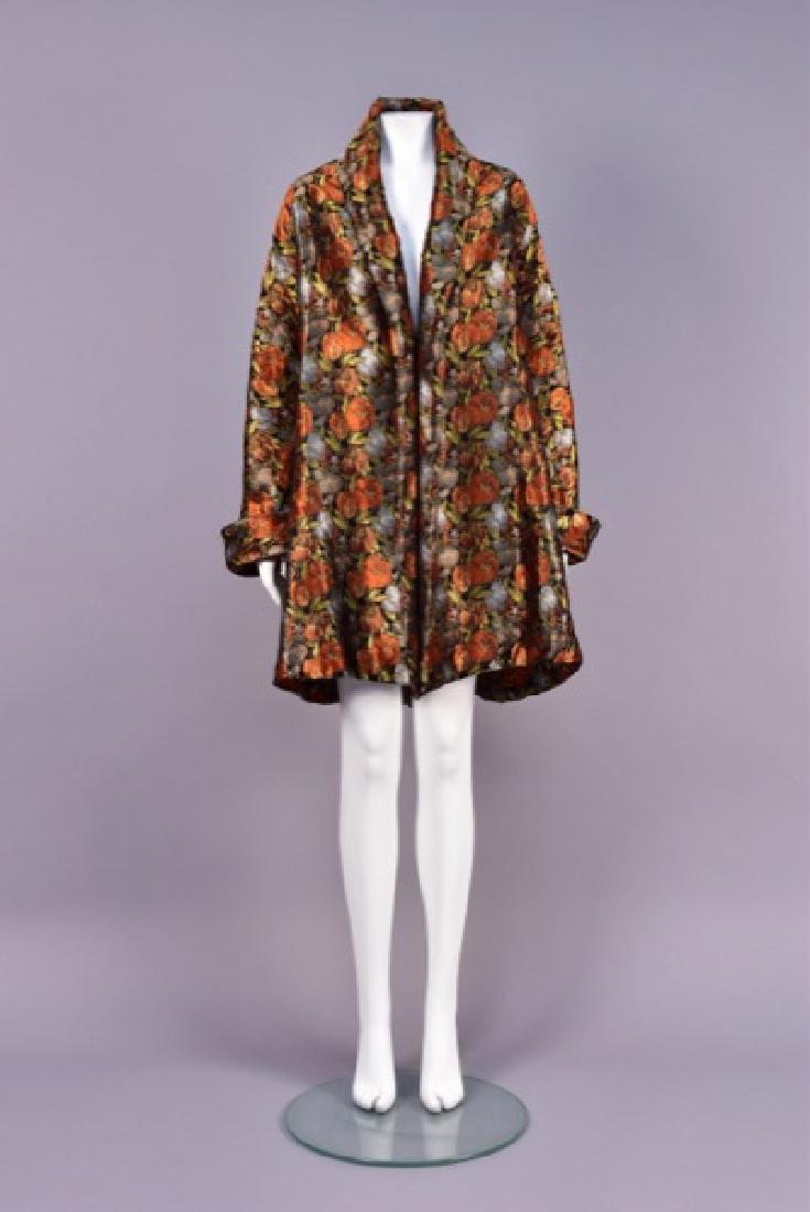 DOLCE and GABBANA FLORAL SILK SWING COAT (1 of 4)