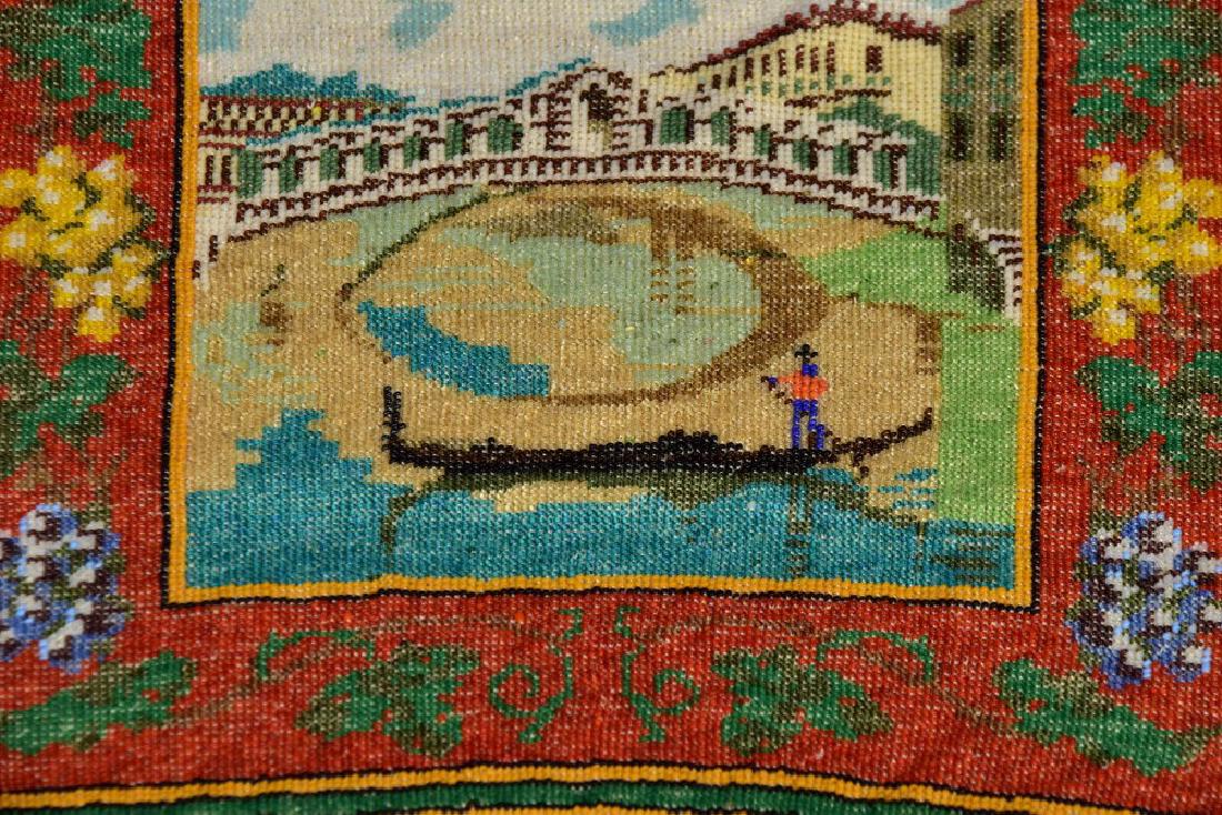 ITALIAN SCENIC BEADED BAG FACE in ORIGINAL BOX, 1920s (1 of 2)