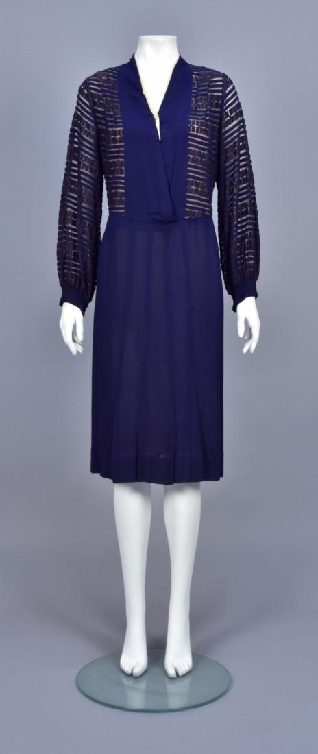 MOLYNEUX ADAPTATION DAY DRESS, 1940s (1 of 4)