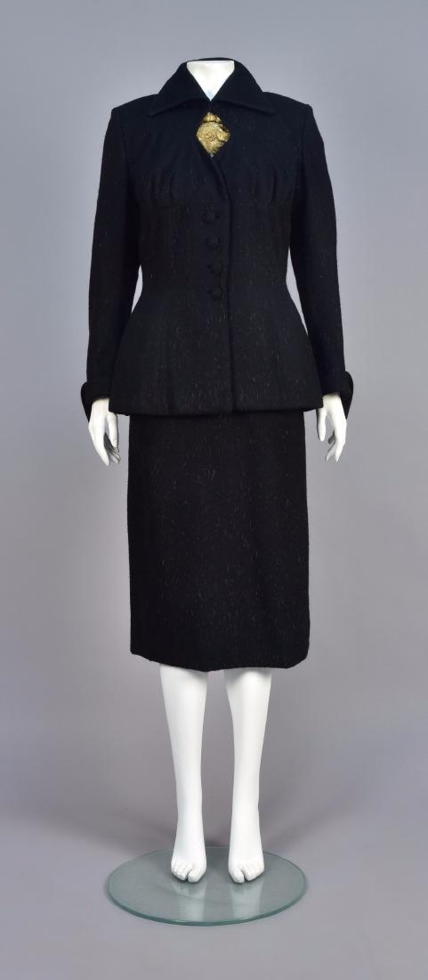 LILLI ANN WOOL DRESS and JACKET ENSEMBLE, 1946 (1 of 5)