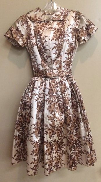 NORELL VOIDED VELVET COCKTAIL DRESS, LATE 1950s (1 of 4)