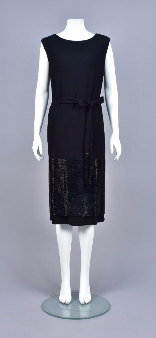 NORELL BEADED CREPE COCKTAIL DRESS, 1960s (1 of 4)