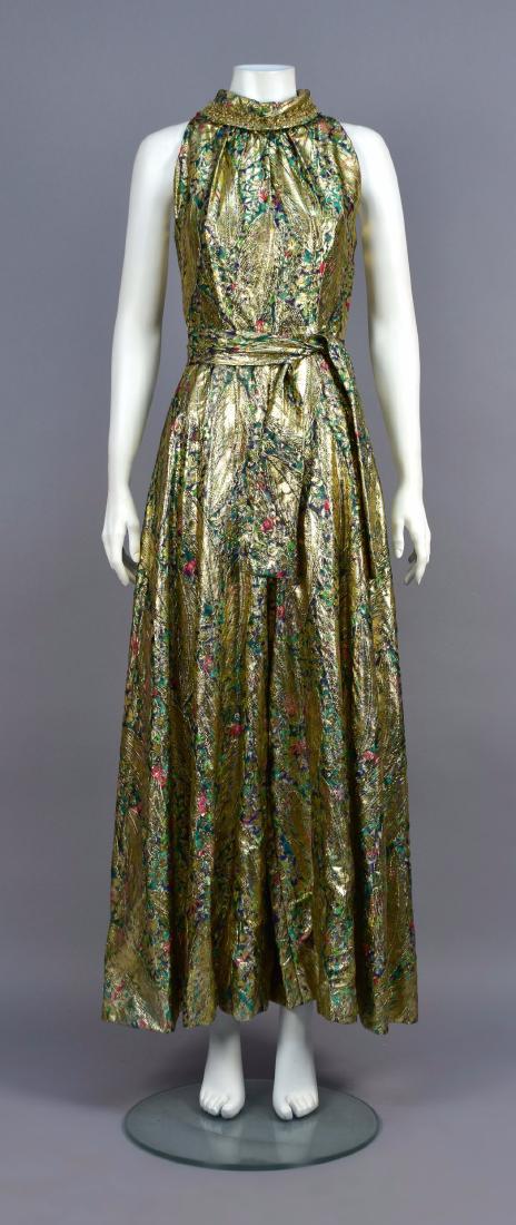 METALLIC BROCADE JUMPSUIT, c. 1970 (1 of 3)