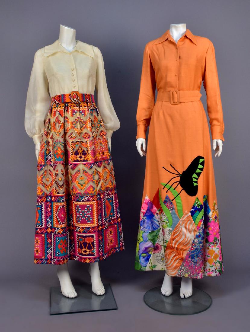 SHANNON RODGERS and SARFF ZUMPANO MAXI DRESSES, 1960s (1 of 6)
