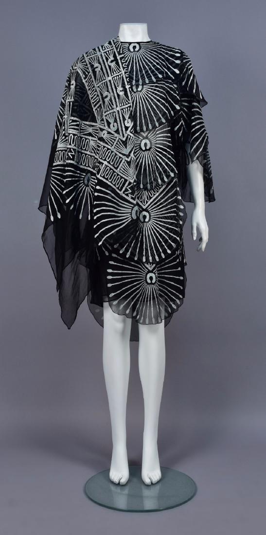 ZANDRA RHODES THREE-PIECE PRINTED SILK ENSEMBLE, 1970s (1 of 4)
