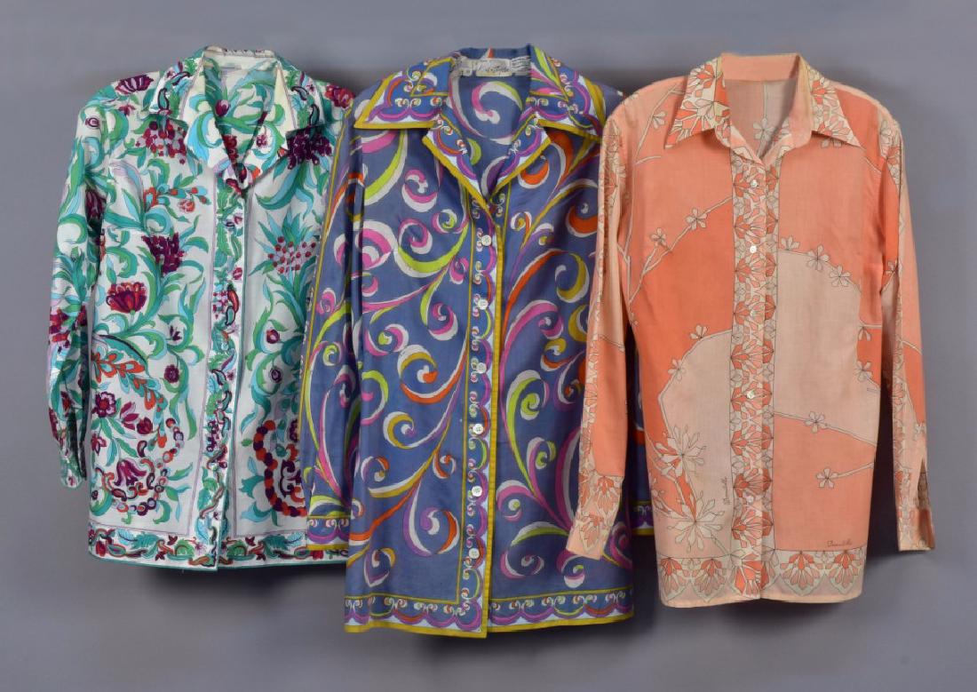 PUCCI PRINTED COTTON BLOUSE, 1970s (1 of 3)