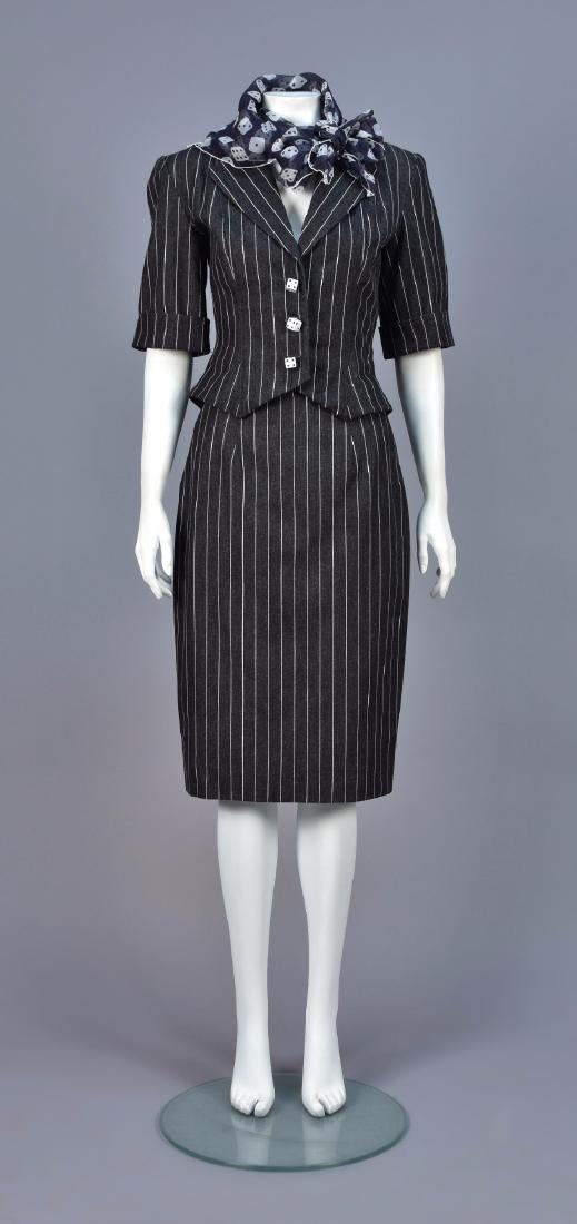 PATRICK KELLY DENIM DICE ENSEMBLE, SPRING/SUMMER 1989 (1 of 4)